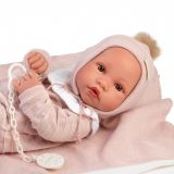 MUÑECA R.NACIDA ÉRIKA TOQUILLA ROSA 40 CM ANTONIO 
