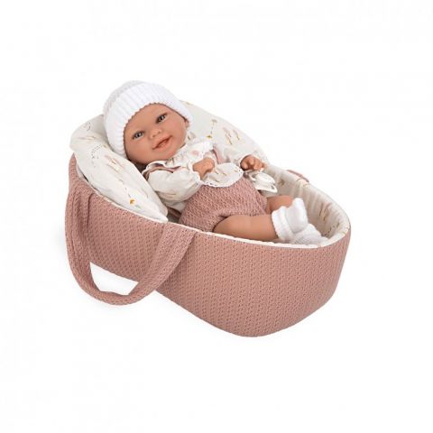 BABYTO ROSA C/CAPAZO 33 CM ELEGANCE ARIAS