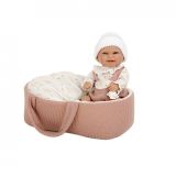 BABYTO ROSA C/CAPAZO 33 CM ELEGANCE ARIAS