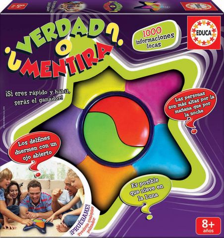 VERDAD O MENTIRA JUEGO DE MESA EDUCA