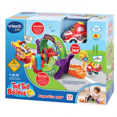 TUT TUT BOLIDOS  SUPER GIRO 360º VTECH