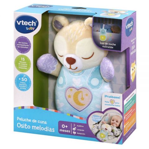 PELUCHE DE CUNA OSITO MELODÍAS VTECH