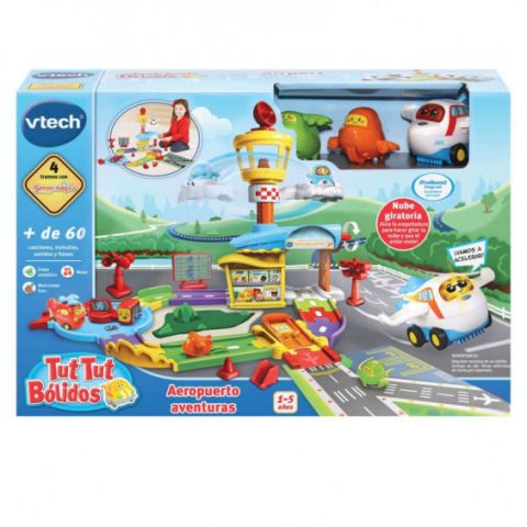 TTB AEROPUERTO AVENTURAS VTECH TUT TUT BÓLIDOS