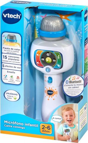 MICRÓFONO INFANTIL CANTA CONMIGO BLANCO VTECH