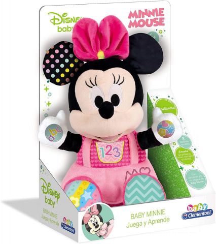 BABY MINNIE PELUCHE JUEGA Y APRENDE CLEMENTONI