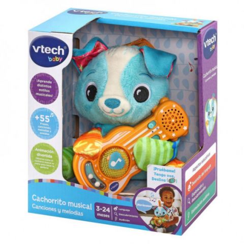 CACHORRITO MUSICAL CANCIONES Y MELODÍAS VTECH 