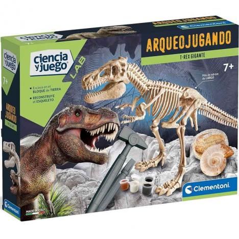 ARQUEO JUGANDO T-REX GIGANTE CLEMENTONI