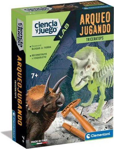 ARQUEO JUGANDO TRICERATOPS FLUR CLEMENTONI