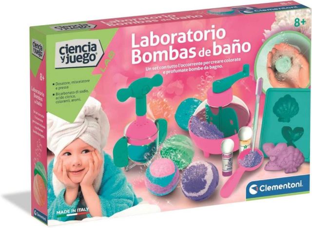 LABORATORIO DE BOMBAS DE BAÑO CLEMENTONI