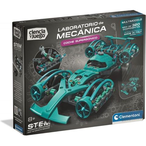 LAB. MECÁNICA COCHE SUPERSÓNICO CLEMENTONI  
