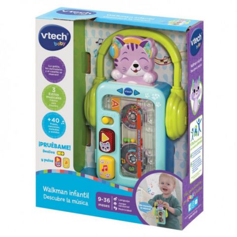 WALKMAN INFANTIL DESCUBRE LA MÚSICA VTECH