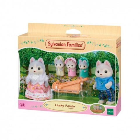 FAMILIA DE HUSKYES SYLVANIAN FAMILIES EPOCH