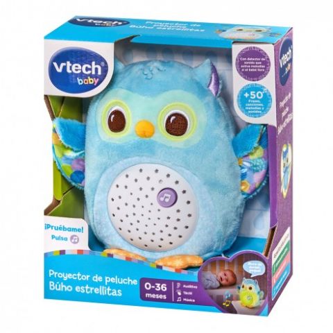 PROYECTOR DE PELUCHE BÚHO ESTRELLITAS VTECH