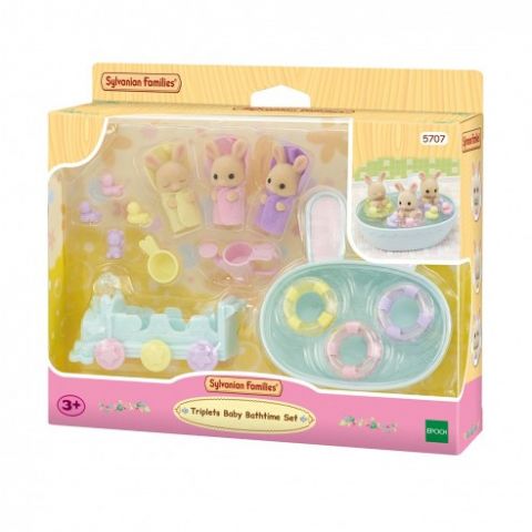 HORA DEL BAÑO TRILLIZOS SYLVANIAN FAMILIES EPOCH