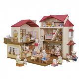SYLVANIAN FAMILIES CASA CON LUCES Y ÁTICO SECRETO 