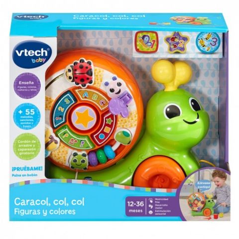 CARACOL, COL, COL FIGURAS Y COLORES VTECH
