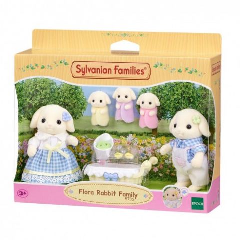 FAMILIA CONEJO FLOR SYLVANIAN FAMILIES EPOCH