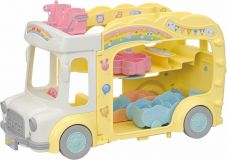 AUTOBÚS ARCOIRIS GUARDERÍA SYLVANIAN FAMILIES EPOC