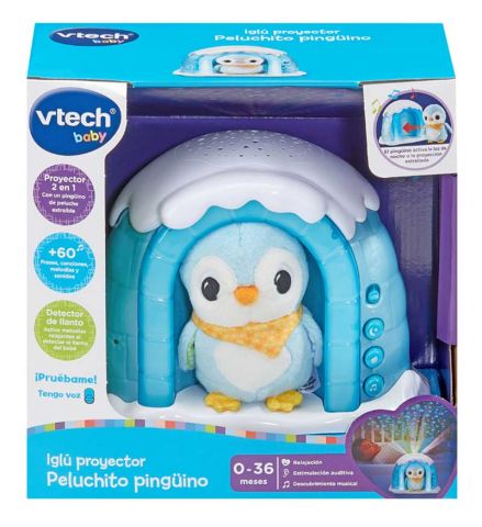 IGLÚ PROYECTOR PELUCHITO PINGÜINO VTECH