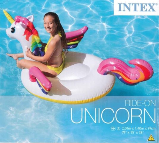 UNICORNIO 1.98 X 140 X 97 HINCHABLE INTEX
