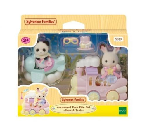 TREN Y AVIÓN DE LAS NUBES SYLVANIAN FAMILIES