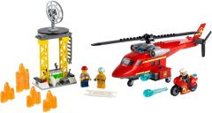 HELICÓPTERO RESCATE DE BOMBEROS LEGO CITY