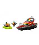 LANCHA DE RESCATE DE BOMBEROS LEGO CITY