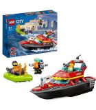 LANCHA DE RESCATE DE BOMBEROS LEGO CITY