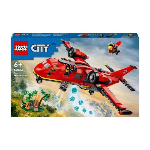 AVIÓN DE RESCATE DE BOMBEROS LEGO CITY