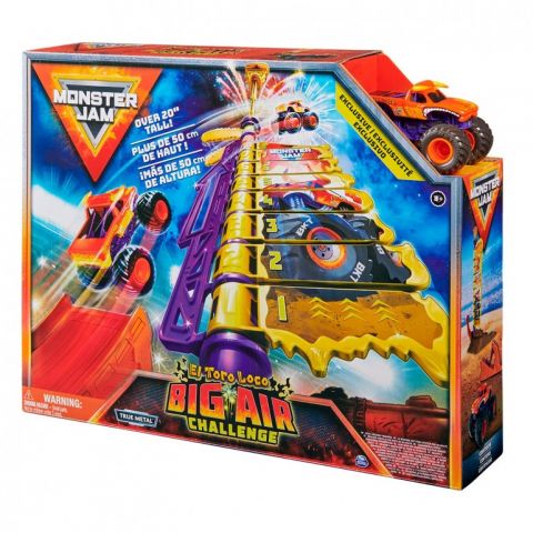 PLAYSET TORO LOCO CHALLENGE MONSTER JAM SPIN MASTE