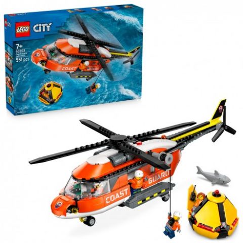 HELICÓPTERO DE GUARDACOSTAS LEGO CITY