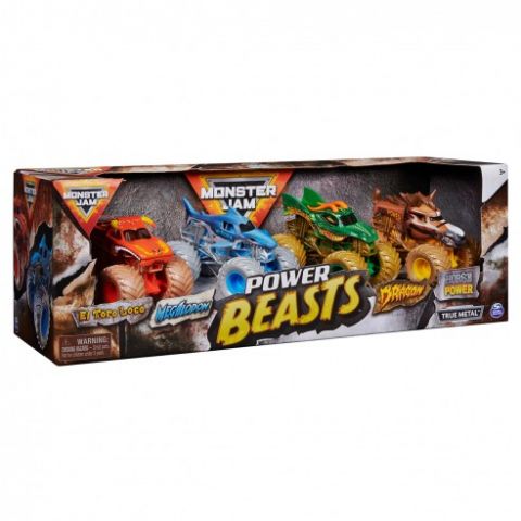 MONSTER JAM PACK 4 DIE CAST 1:64 SPIN MASTER