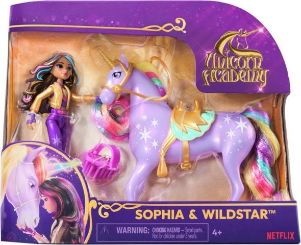 SOPHIA & WILDSTAR ACADEMIA UNICORNIO SPIN MASTER