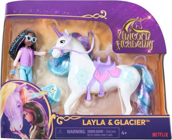 LAYLA & GLACIER ACADEMIA UNICORNIO SPIN MASTER