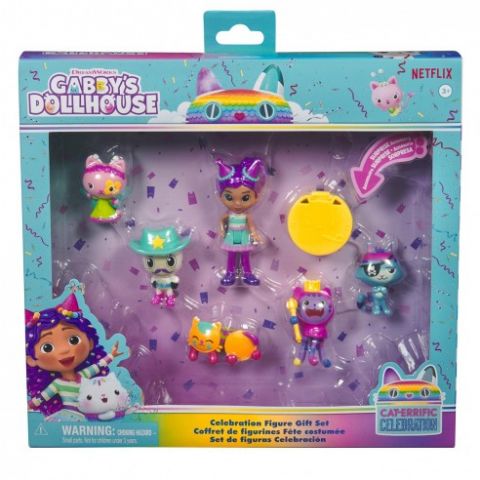 SET FIGURAS CELEBRACIÓN GABBY DOLLHOUSE SPIN MASTE