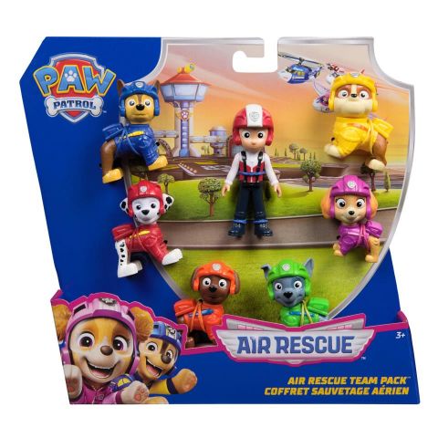 PACK 7 FIGURAS PAW PATROL AIR RESCUE SPIN MASTER