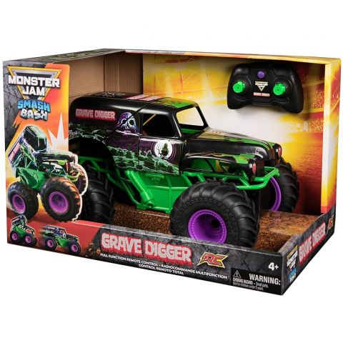 MONSTER JAM R/C SMASH & BASH GRAVE DIGGER SPIN MAS
