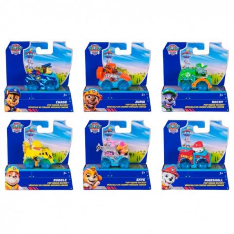 VEHÍCULOS PUP SQUAD PAW PATROL RACERS  SPIN MASTER