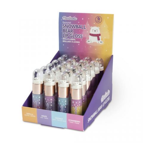 LIP GLOSS OSO POLAR BOLA DE NIEVE MARTINELIA