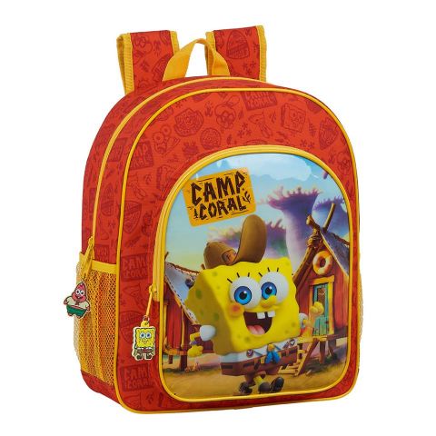 MOCHILA BOB ESPONJA ADAP. CARRO JUNIOR