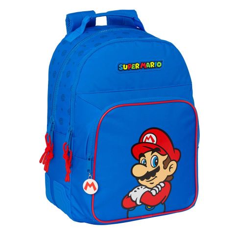 MOCHILA ADAP CARRO SUPER MARIO PLAY 42 CM SAFTA