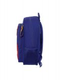 MOCHILA 34 CM FC BARCELONA C/MASCOTA SAFTA