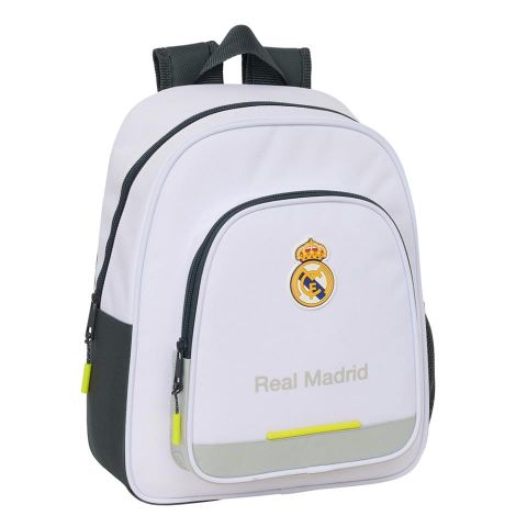 MOCHILA 34 CM R.MADRID DET.AMARILLO ADAP.CARRO SAF