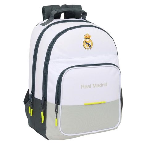 MOCHILA DOBLE R.MADRID DET.AMAR. ADAP.CARRO SAFTA