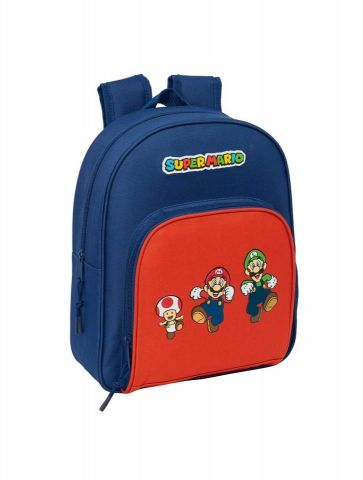 MOCHILA 34 CM SUPER MARIO MAMMA MIA ADAP.CARRO SAF