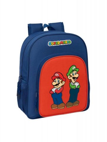 MOCHILA 38 CM SUPER MARIO MAMMA MIA ADAP.CARRO SAF