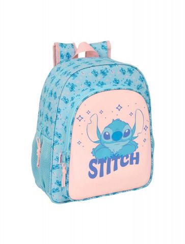 MOCHILA 38 CM STITCH OHANA ADAP.CARRO SAFTA