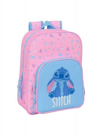 MOCHILA 34 CM STITCH BRIGHT ADAP.CARRO SAFTA