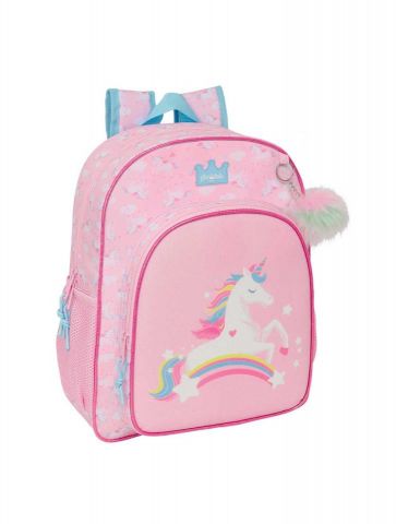 MOCHILA 38 CM UNICORNIO GLOWLAB SAFTA