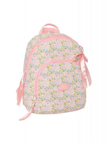 MINI MOCHILA VMB FLORES COLORES SAFTA